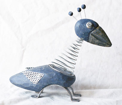 Птица синяя доисторическая